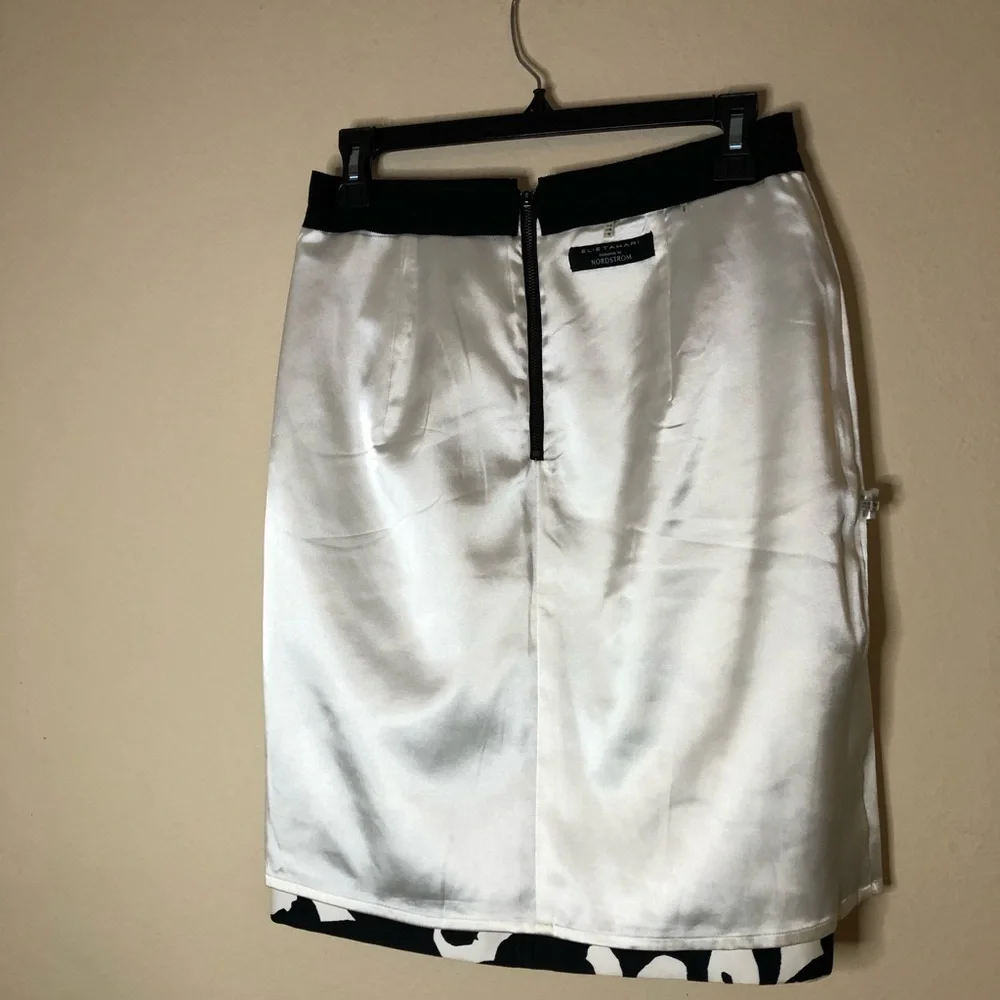 Elie Tahari for Nordstrom Black & White Pencil Skirt - Picture 14 of 16